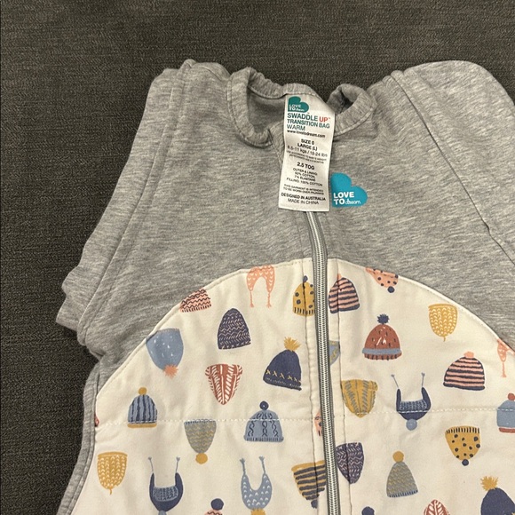 Love to Dream Gray and Multicolor Sleep Sack L - Picture 3 of 7